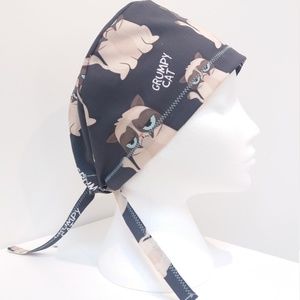 BRAND NEW Grumpy Cat scrub cap